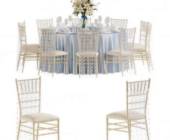 Modern Dining Table And Chairs-ID:308319092