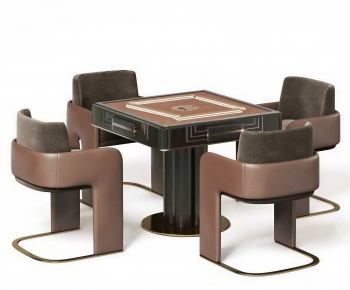 Modern Mahjong Tables And Chairs-ID:258677965