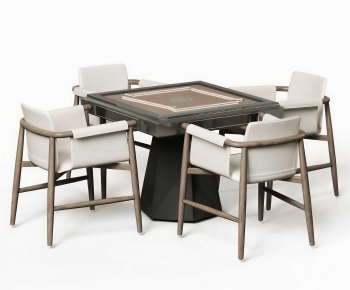 Modern Mahjong Tables And Chairs-ID:643361097
