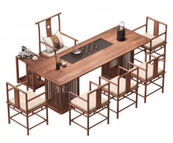 New Chinese Style Tea Tables And Chairs-ID:840956933