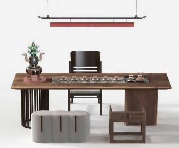 New Chinese Style Tea Tables And Chairs-ID:661792993