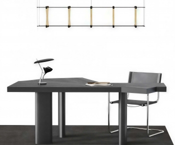 Modern Computer Desk And Chair-ID:850406895