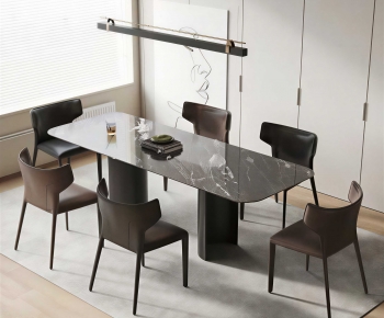 Modern Dining Table And Chairs-ID:252336988