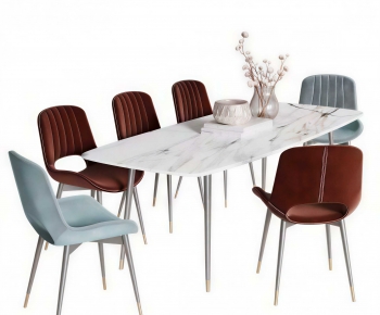 Modern Dining Table And Chairs-ID:638016941