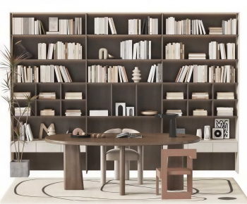 Modern Computer Desk And Chair-ID:963076119