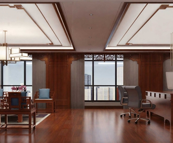 Chinese Style Manager's Office-ID:169332037