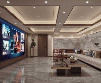 New Chinese Style Audiovisual Room-ID:288043025