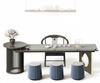 New Chinese Style Tea Tables And Chairs-ID:436202055