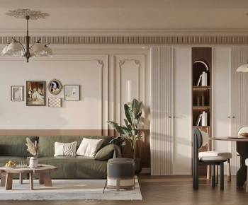 Modern A Living Room-ID:814826013