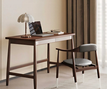 Modern Computer Desk And Chair-ID:122967008