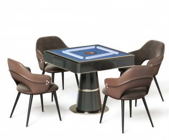 Modern Mahjong Tables And Chairs-ID:371525053