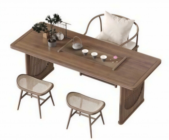 New Chinese Style Tea Tables And Chairs-ID:197195052