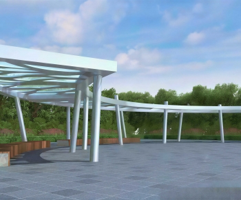 Modern Building Component-ID:457048895