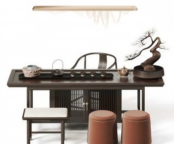 New Chinese Style Tea Tables And Chairs-ID:248768091