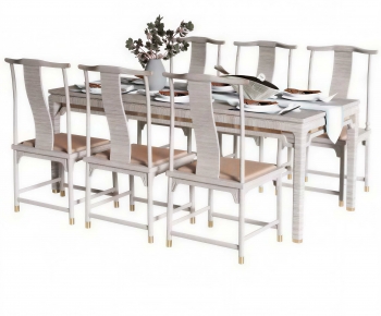 Modern Dining Table And Chairs-ID:431879043