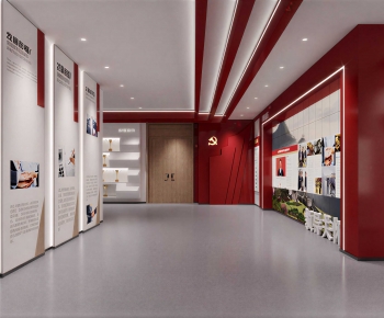 Modern Exhibition Hall-ID:643689633