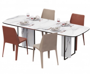 Modern Dining Table And Chairs-ID:957633023
