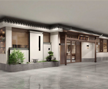 New Chinese Style Facade Element-ID:766216042