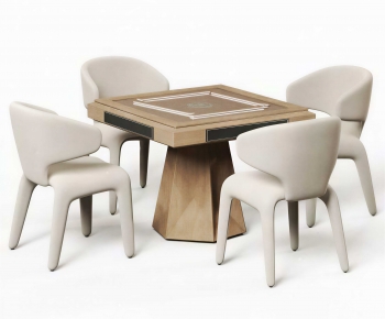 Modern Mahjong Tables And Chairs-ID:320173984