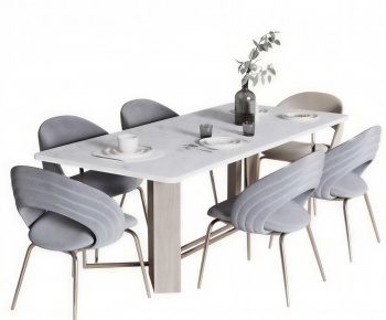 Modern Dining Table And Chairs-ID:356173044