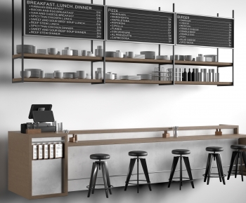Industrial Style Counter Bar-ID:543114908