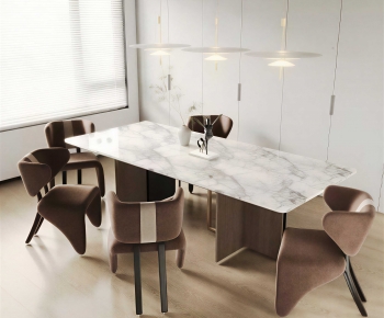 Modern Dining Table And Chairs-ID:696317918