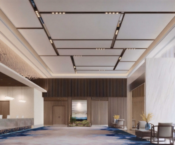 New Chinese Style Lobby Hall-ID:246421103