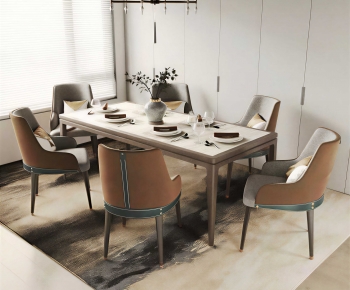 New Chinese Style Dining Table And Chairs-ID:919960981