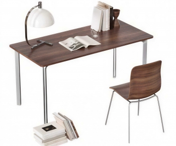 Modern Computer Desk And Chair-ID:467650968