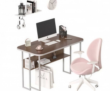 Modern Computer Desk And Chair-ID:120502955