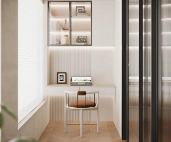 Modern Computer Desk And Chair-ID:200913917