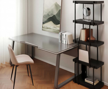 Modern Computer Desk And Chair-ID:939264063