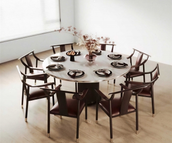 New Chinese Style Dining Table And Chairs-ID:582073936