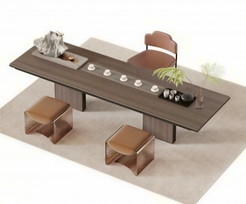 New Chinese Style Tea Tables And Chairs-ID:761110888