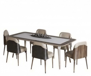 Modern Dining Table And Chairs-ID:651424884