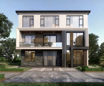 Modern Detached Villa-ID:591968067