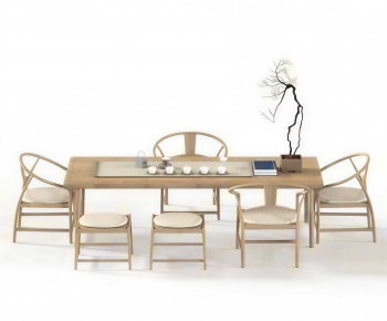 New Chinese Style Tea Tables And Chairs-ID:682312975