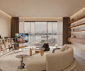 Modern A Living Room-ID:376899965