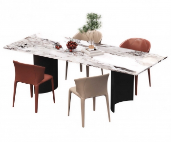 Modern Dining Table And Chairs-ID:750639922