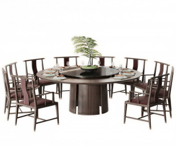 New Chinese Style Dining Table And Chairs-ID:726207976
