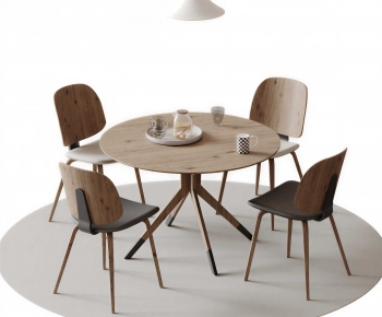 Modern Dining Table And Chairs-ID:355046037
