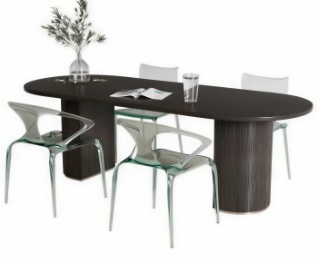 Modern Dining Table And Chairs-ID:607264047
