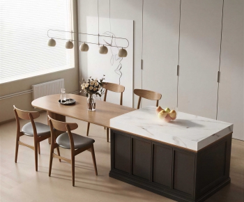 Modern Dining Table And Chairs-ID:548161988