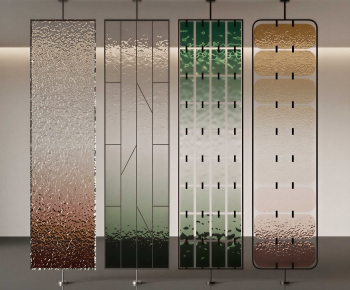 Modern Glass Screen Partition-ID:685301076