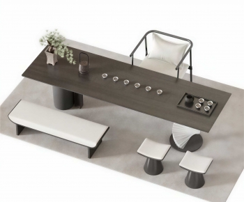 New Chinese Style Tea Tables And Chairs-ID:248604066