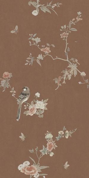 Chinese StyleAnimal And Plant Pattern Wallpaper
