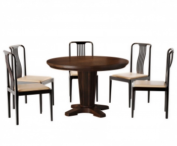 New Chinese Style Dining Table And Chairs-ID:260150917