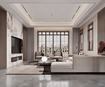 Modern A Living Room-ID:551183948