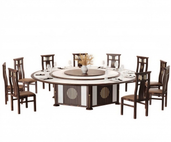 New Chinese Style Dining Table And Chairs-ID:167362934