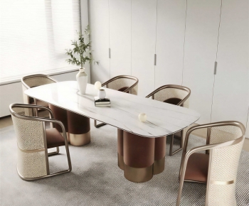 Modern Dining Table And Chairs-ID:625998029